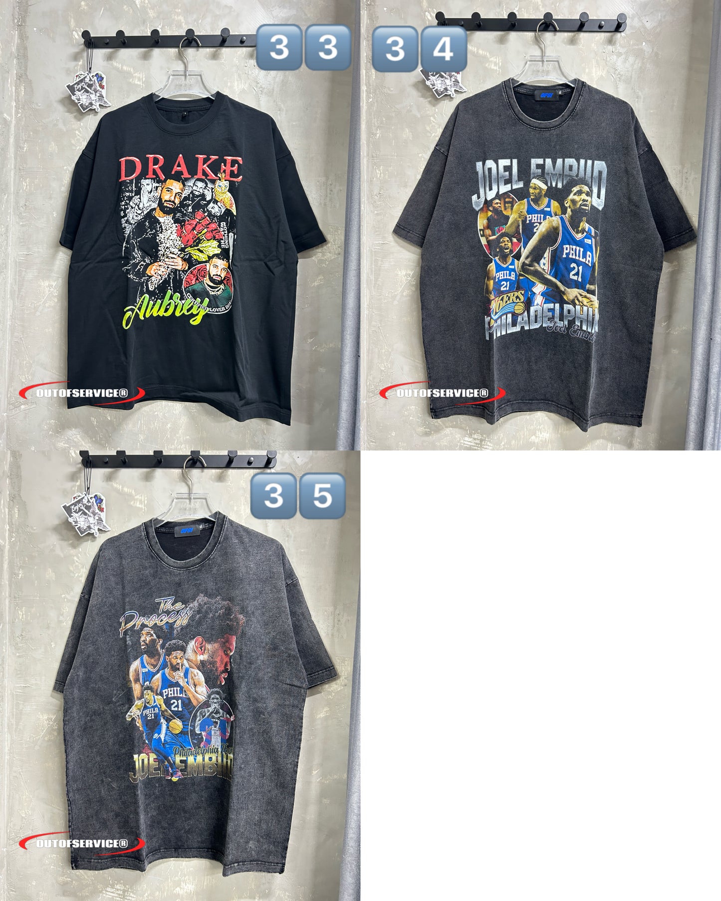 (買2送2) Rapper/Kpop/NBA/Football Tee