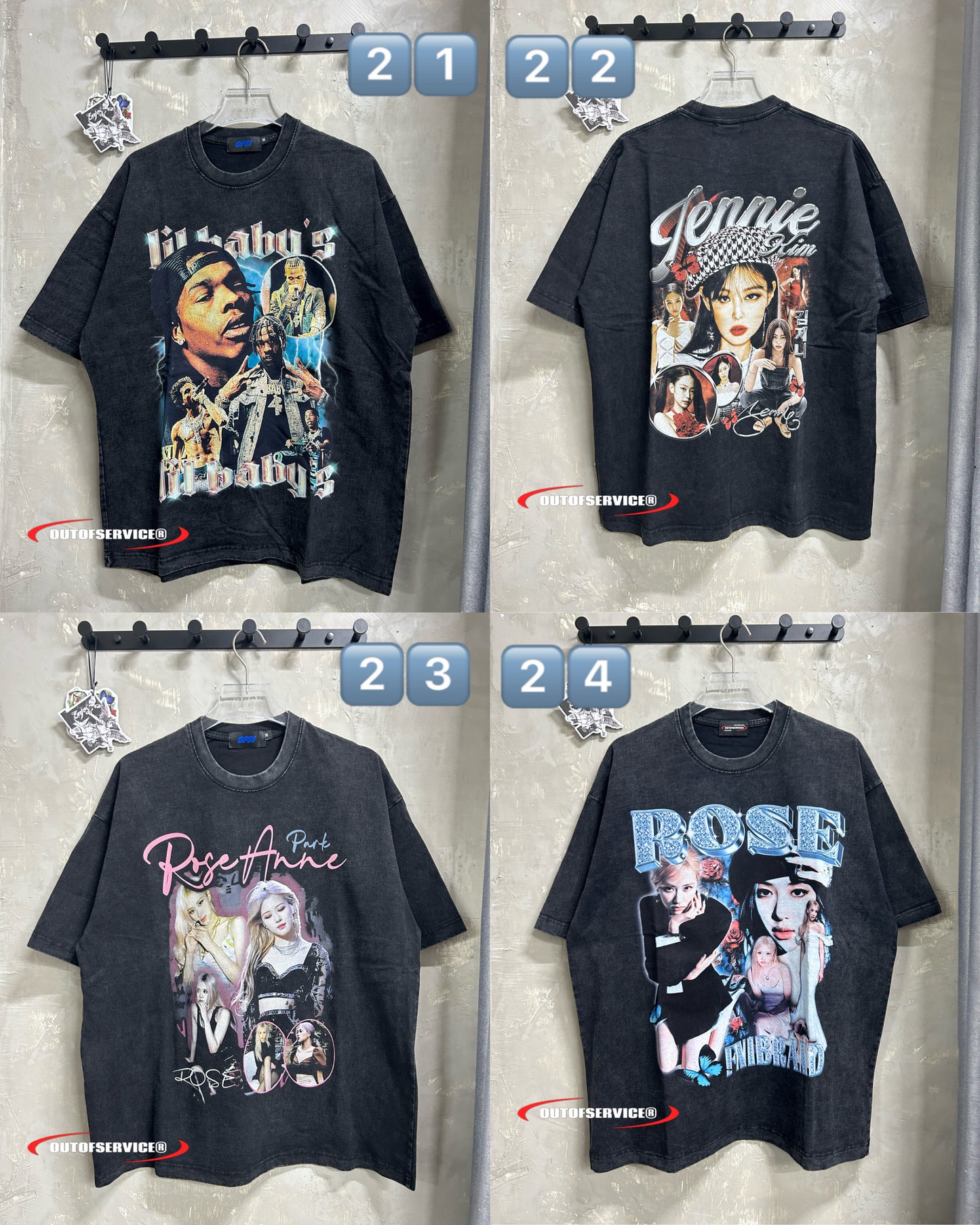 (買2送2) Rapper/Kpop/NBA/Football Tee