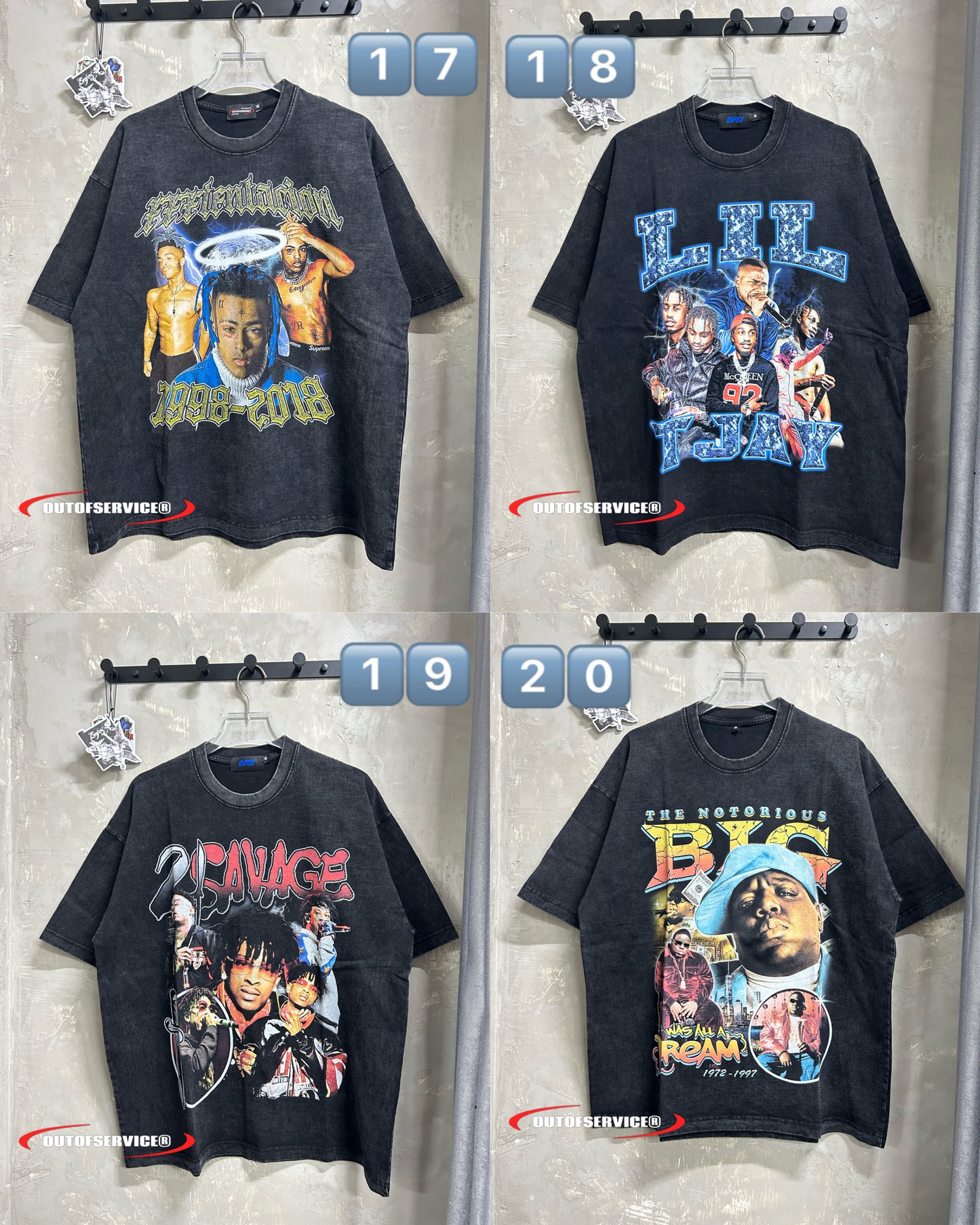 (買2送2) Rapper/Kpop/NBA/Football Tee