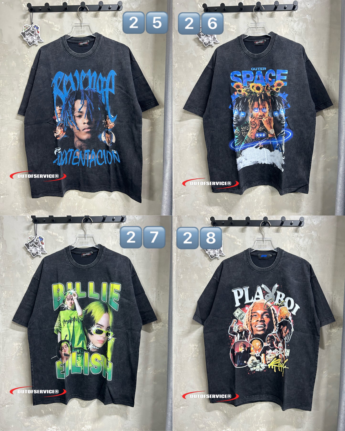 (買2送2) Rapper/Kpop/NBA/Football Tee