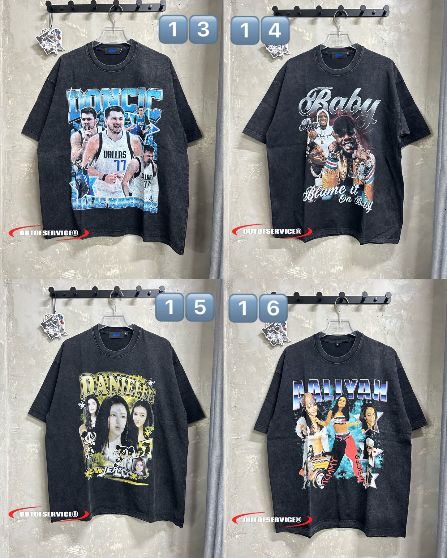 (買2送2) Rapper/Kpop/NBA/Football Tee