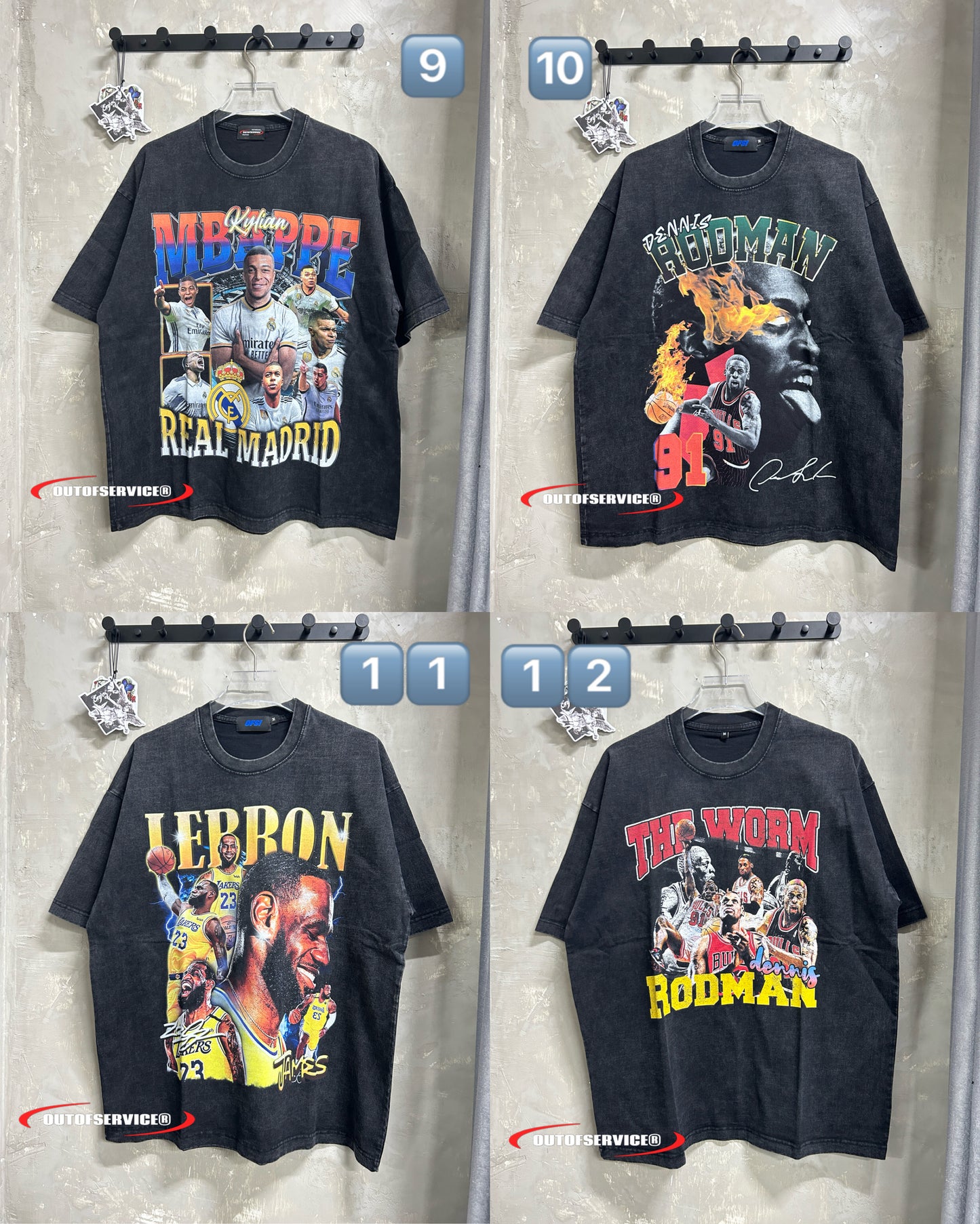 (買2送2) Rapper/Kpop/NBA/Football Tee